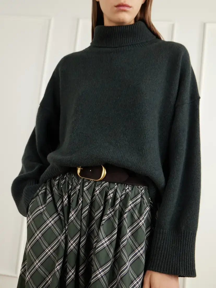 SKALL Silene Rib-trimmed Wool Turtleneck Sweater | Thumbnail 5 SKALL Silene Rib-trimmed Wool Turtleneck Sweater | Thumbnail 5