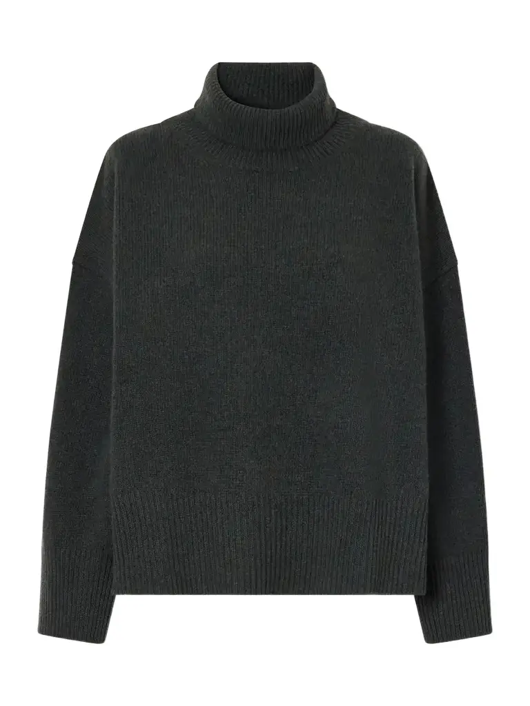 SKALL Silene Rib-trimmed Wool Turtleneck Sweater