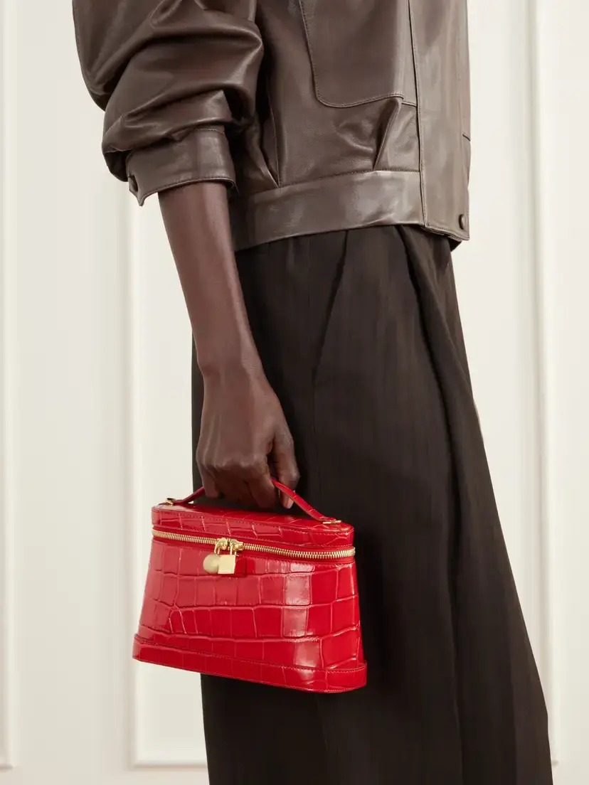 Jacquemus Le Petit Vanity Croc-effect Leather Top-handle Bag | Thumbnail 2
