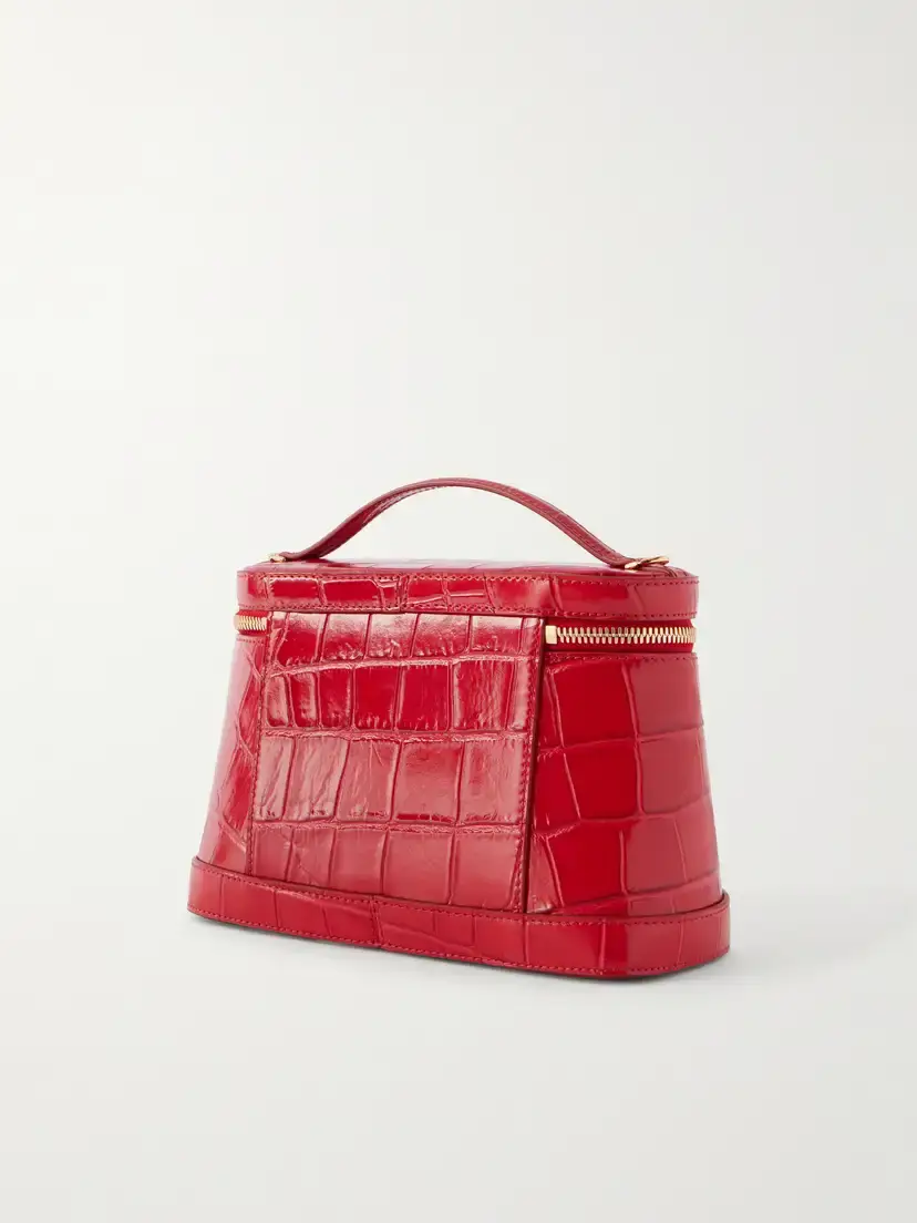 Jacquemus Le Petit Vanity Croc-effect Leather Top-handle Bag | Thumbnail 4