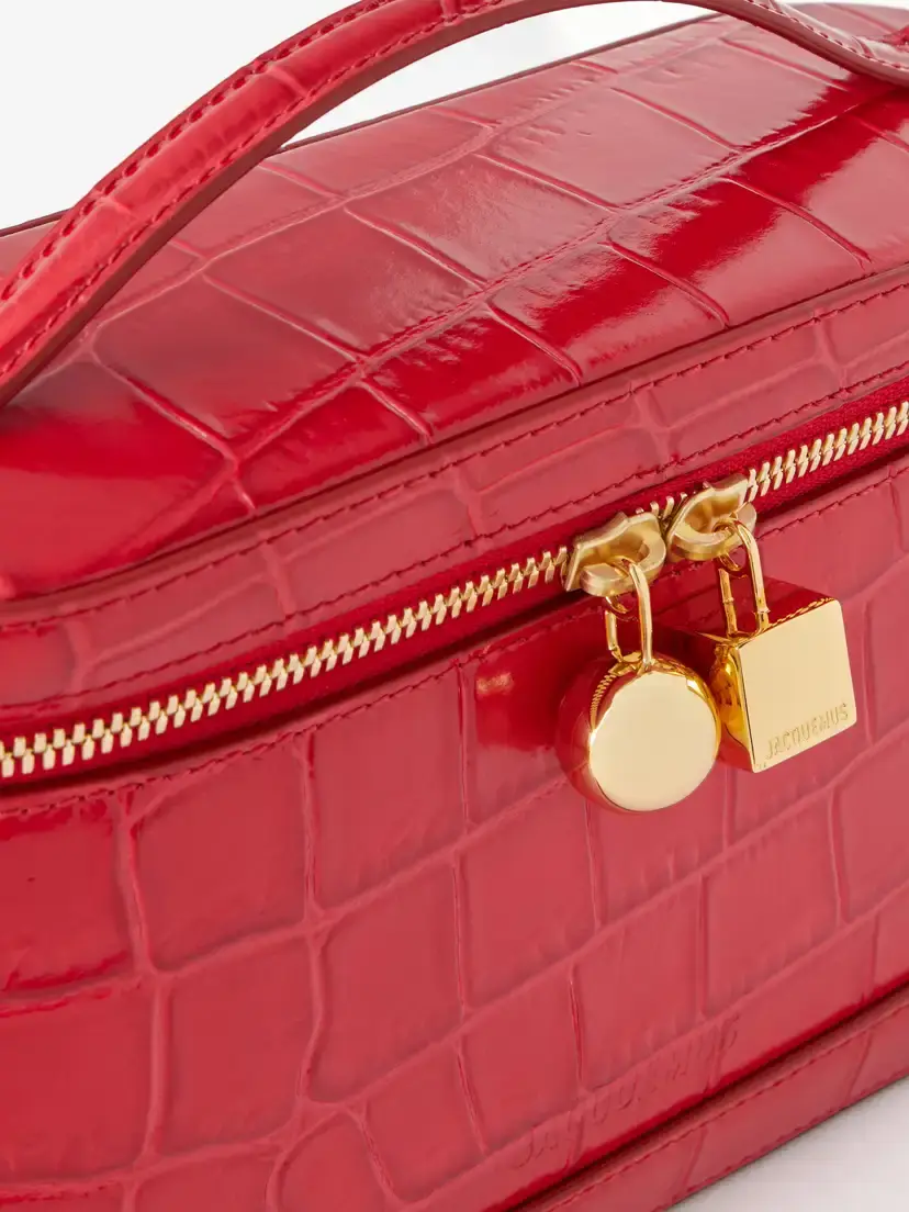 Jacquemus Le Petit Vanity Croc-effect Leather Top-handle Bag | Thumbnail 5