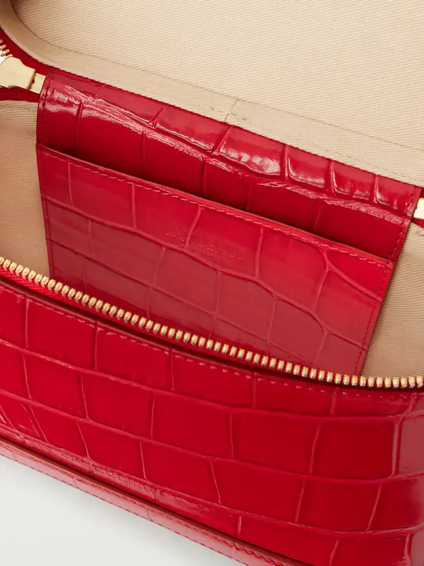 Jacquemus Le Petit Vanity Croc-effect Leather Top-handle Bag | Thumbnail 6