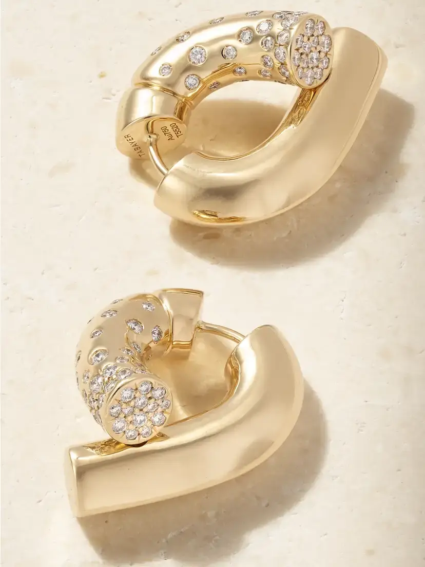 TABAYER Oera 18-karat Gold Diamond Earrings | Thumbnail 3 TABAYER Oera 18-karat Gold Diamond Earrings | Thumbnail 3