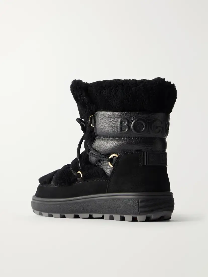 Bogner Chamonix S 10 C Leather And Suede-trimmed Shearling Snow Boots | Thumbnail 3 Bogner Chamonix S 10 C Leather And Suede-trimmed Shearling Snow Boots | Thumbnail 3