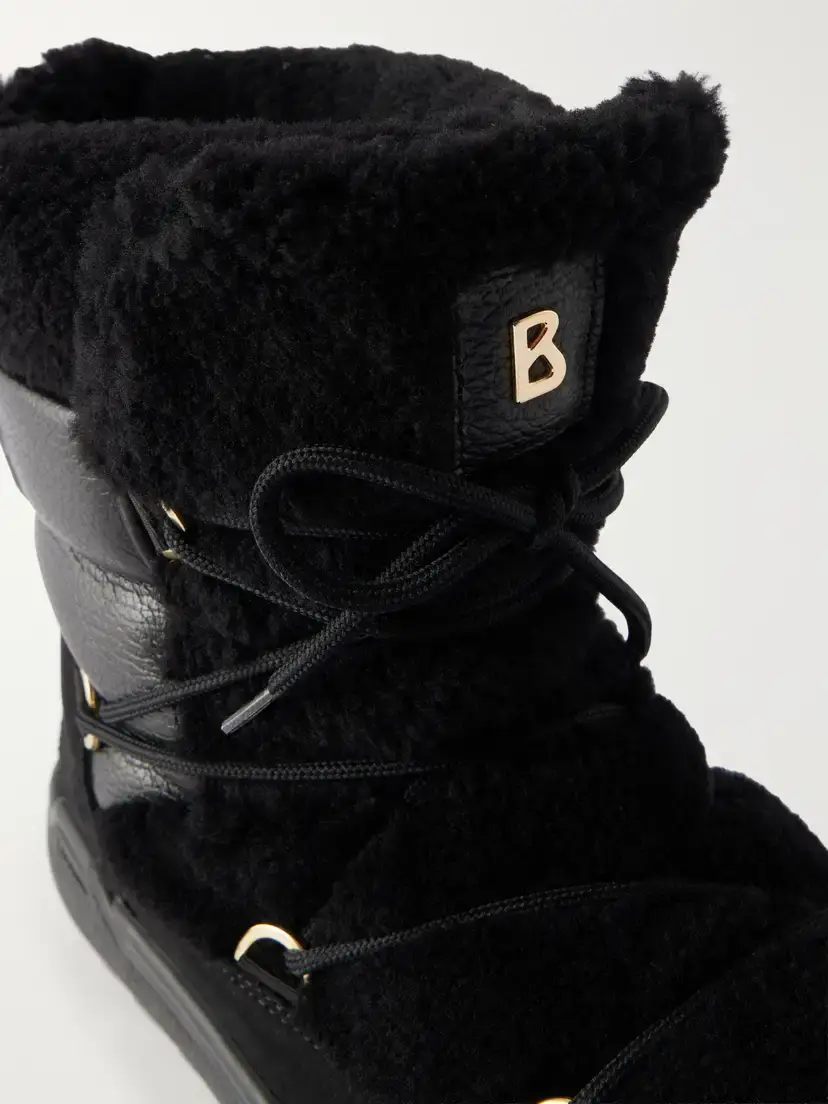 Bogner Chamonix S 10 C Leather And Suede-trimmed Shearling Snow Boots | Thumbnail 5 Bogner Chamonix S 10 C Leather And Suede-trimmed Shearling Snow Boots | Thumbnail 5