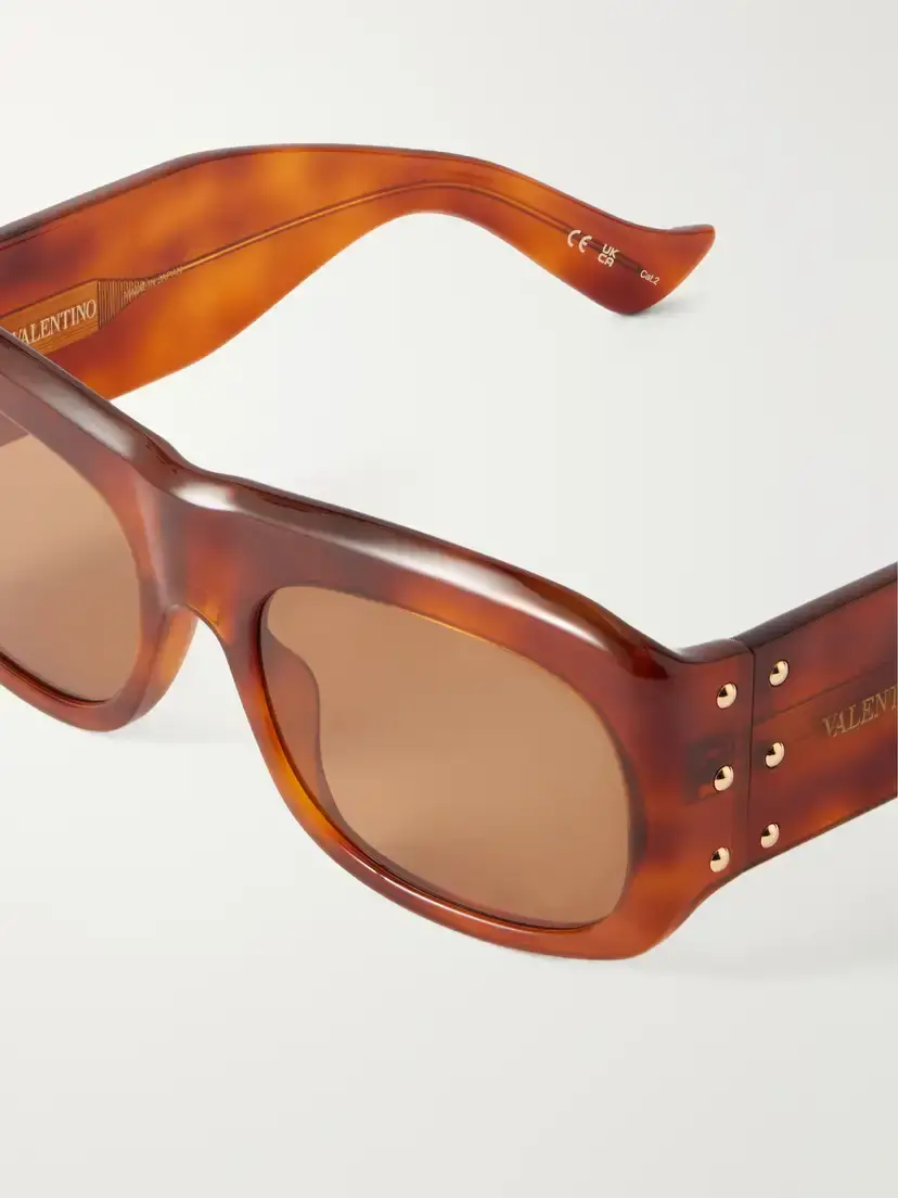 Valentino Eyewear Square-frame Recycled-acetate Sunglasses | Thumbnail 4 Valentino Eyewear Square-frame Recycled-acetate Sunglasses | Thumbnail 4