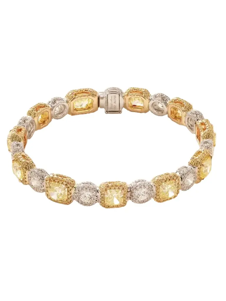 18-karat Yellow And White Gold Diamond Bracelet 18-karat Yellow And White Gold Diamond Bracelet