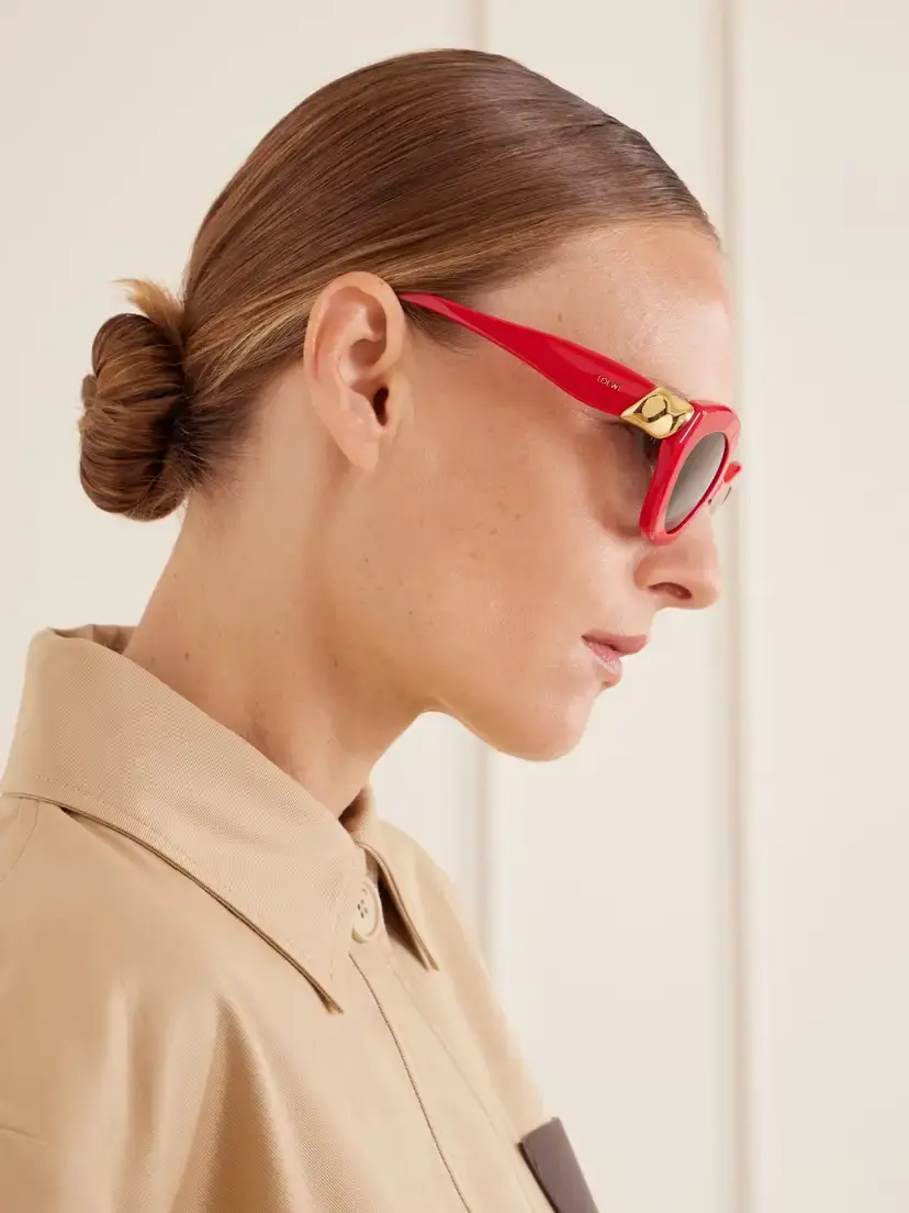 Loewe Coil Cat-eye Acetate Sunglasses | Thumbnail 5 Loewe Coil Cat-eye Acetate Sunglasses | Thumbnail 5