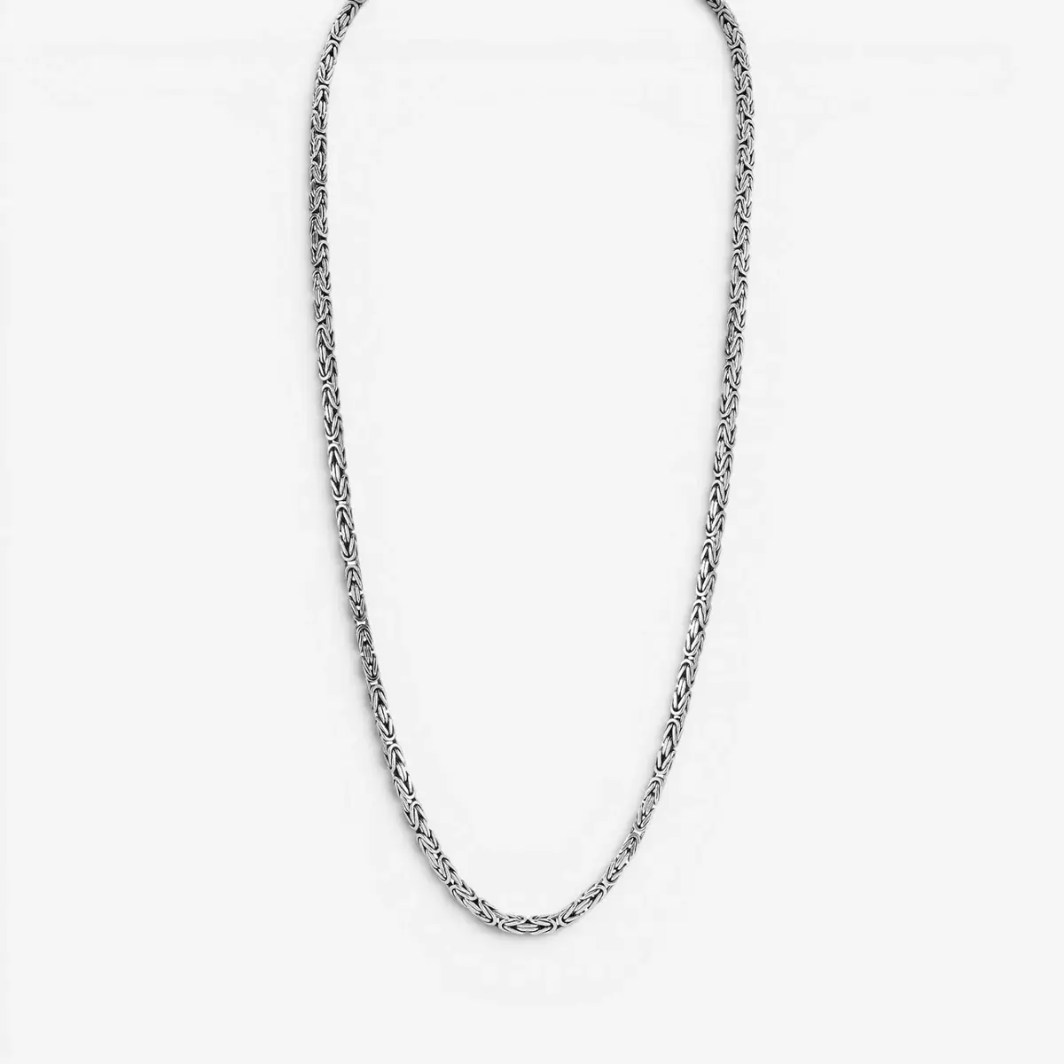 JAI JAI Sterling Silver Byzantine Men's Necklace JJH1034MN - by The Solist | Thumbnail 2