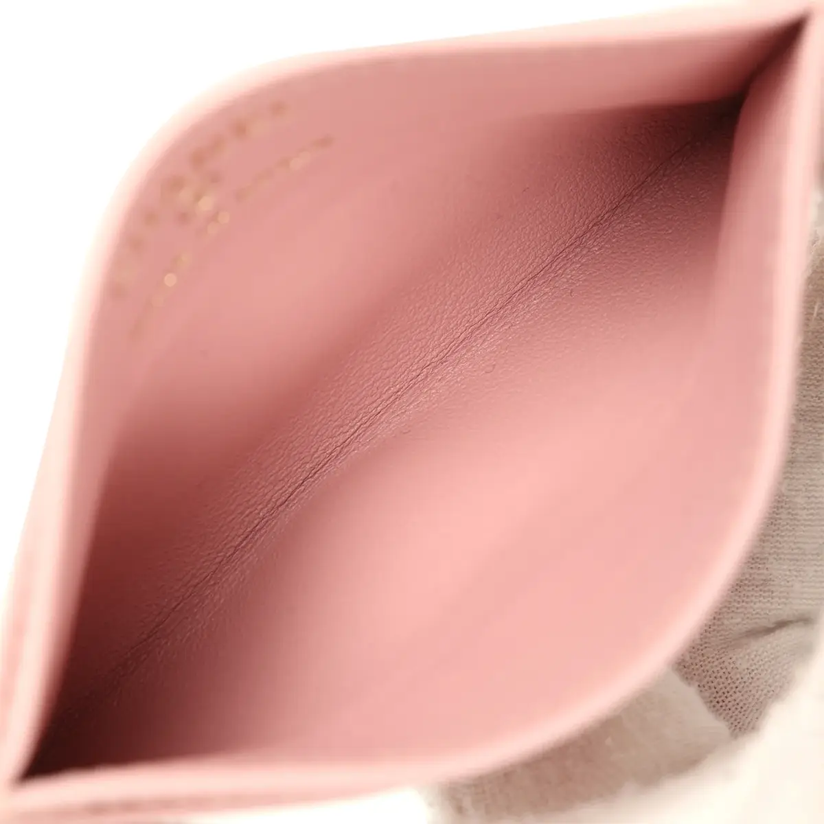 Chanel Chanel CC Card Holder Wallet Pink Croc Embossed Calfskin Gold Hardware | Thumbnail 8