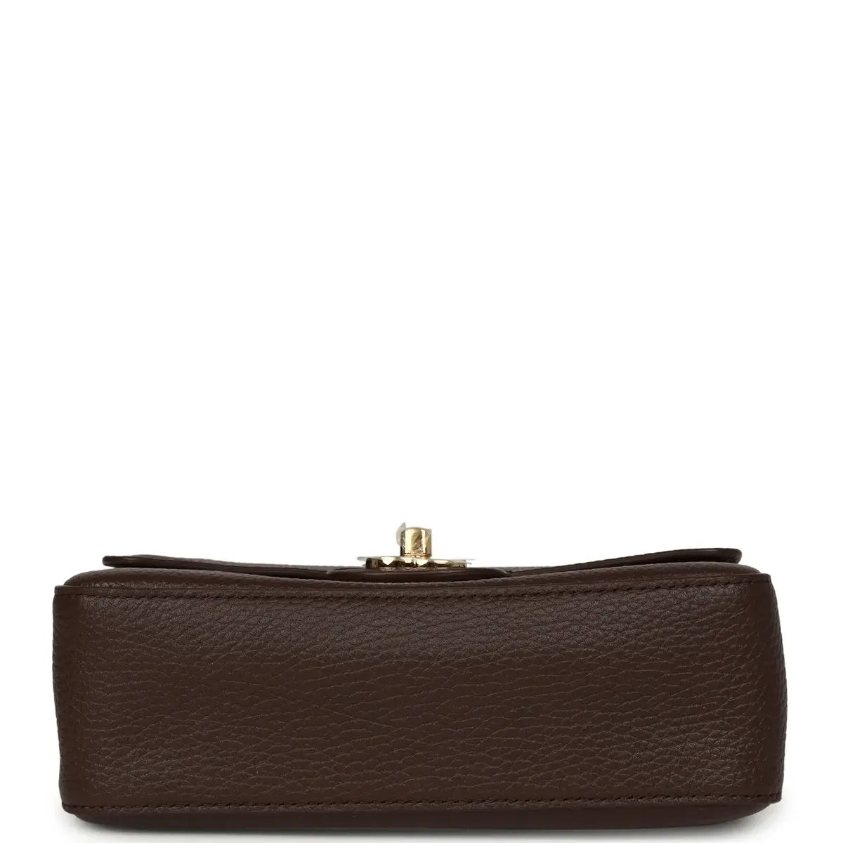 Chanel Chanel Mini "Souplissimo" Flap Bag Dark Brown Grained Calfskin Gold Hardware | Thumbnail 6 Chanel Chanel Mini "Souplissimo" Flap Bag Dark Brown Grained Calfskin Gold Hardware | Thumbnail 6
