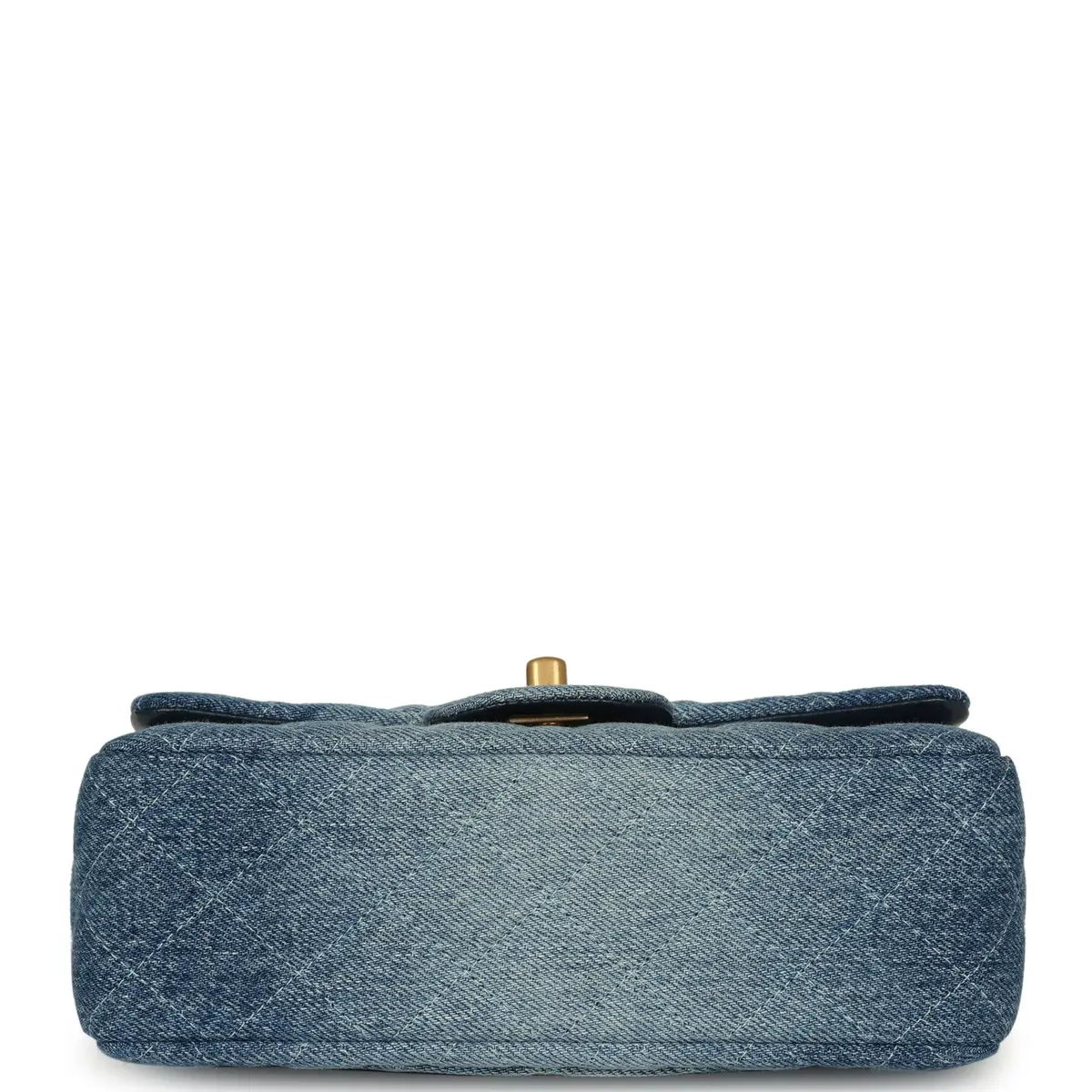 Chanel Chanel Mini Rectangular Flap Bag Blue Ombre Denim Brushed Gold Hardware | Thumbnail 6 Chanel Chanel Mini Rectangular Flap Bag Blue Ombre Denim Brushed Gold Hardware | Thumbnail 6