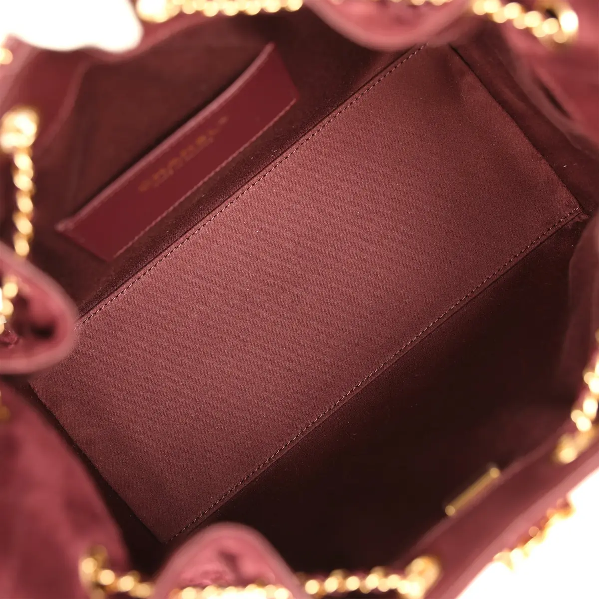 Chanel Chanel Small 25 Hobo Bag Burgundy Suede Gold Hardware | Thumbnail 8 Chanel Chanel Small 25 Hobo Bag Burgundy Suede Gold Hardware | Thumbnail 8
