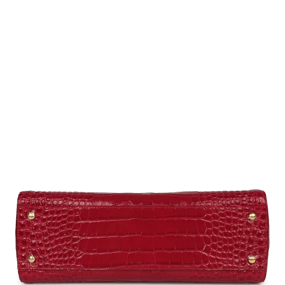 Chanel Chanel Small Cerf Shopping Bag Fuchsia Croc Embossed Calfskin Gold Hardware | Thumbnail 6