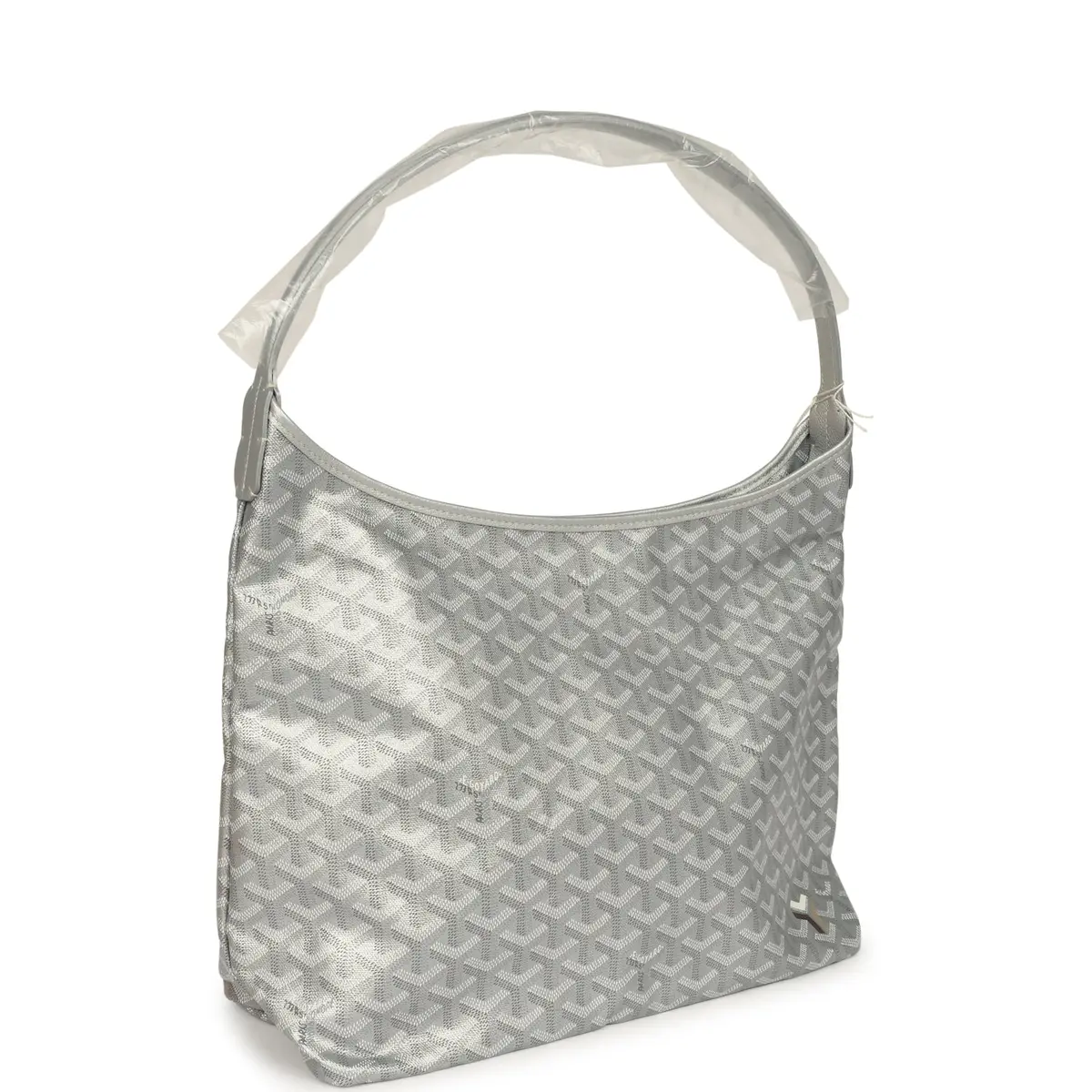goyard Goyard Goyardine Silver Metallic Boheme Hobo Palladium Hardware | Thumbnail 2 goyard Goyard Goyardine Silver Metallic Boheme Hobo Palladium Hardware | Thumbnail 2