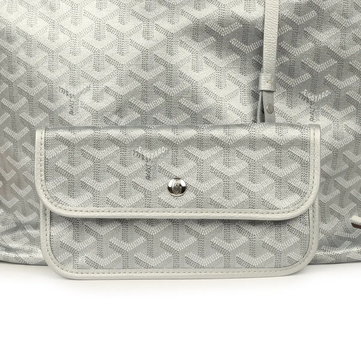 goyard Goyard Goyardine Silver Metallic Boheme Hobo Palladium Hardware | Thumbnail 8 goyard Goyard Goyardine Silver Metallic Boheme Hobo Palladium Hardware | Thumbnail 8