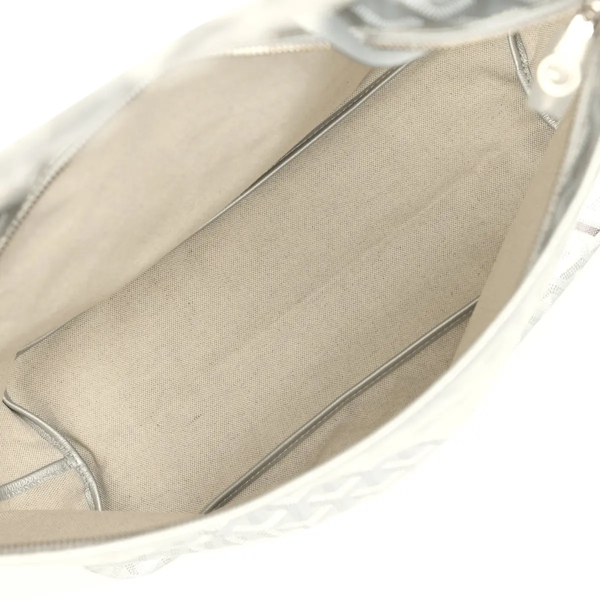 goyard Goyard Goyardine Silver Metallic Boheme Hobo Palladium Hardware | Thumbnail 9 goyard Goyard Goyardine Silver Metallic Boheme Hobo Palladium Hardware | Thumbnail 9