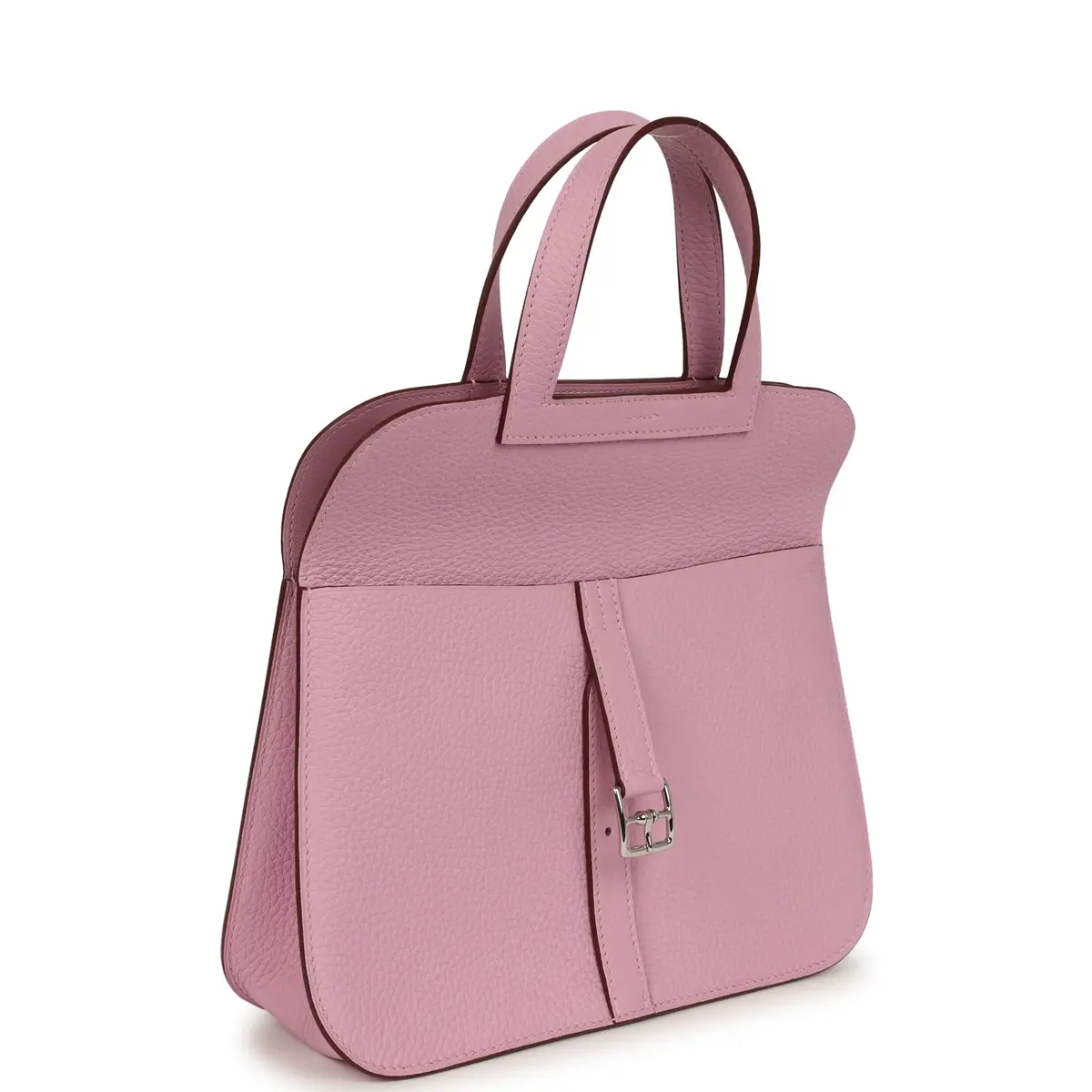 HERMÈS Hermes Halzan 25 Mauve Sylvestre Clemence Palladium Hardware | Thumbnail 8 HERMÈS Hermes Halzan 25 Mauve Sylvestre Clemence Palladium Hardware | Thumbnail 8