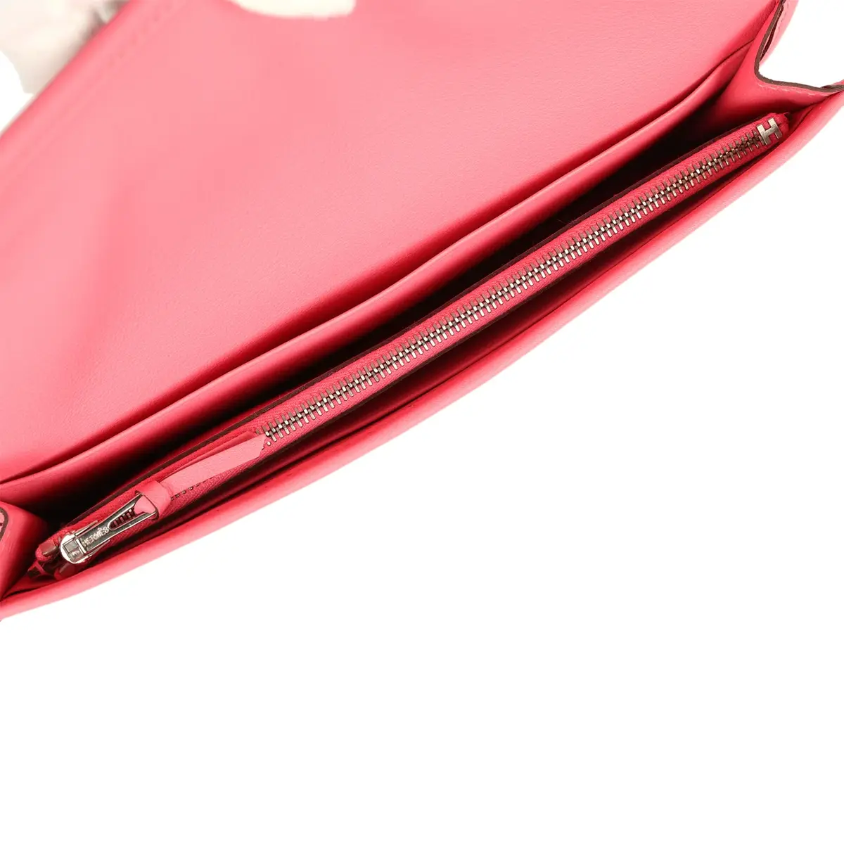 HERMÈS Hermes Jige Duo Clutch Rose Azalee Swift Palladium Hardware | Thumbnail 9 HERMÈS Hermes Jige Duo Clutch Rose Azalee Swift Palladium Hardware | Thumbnail 9