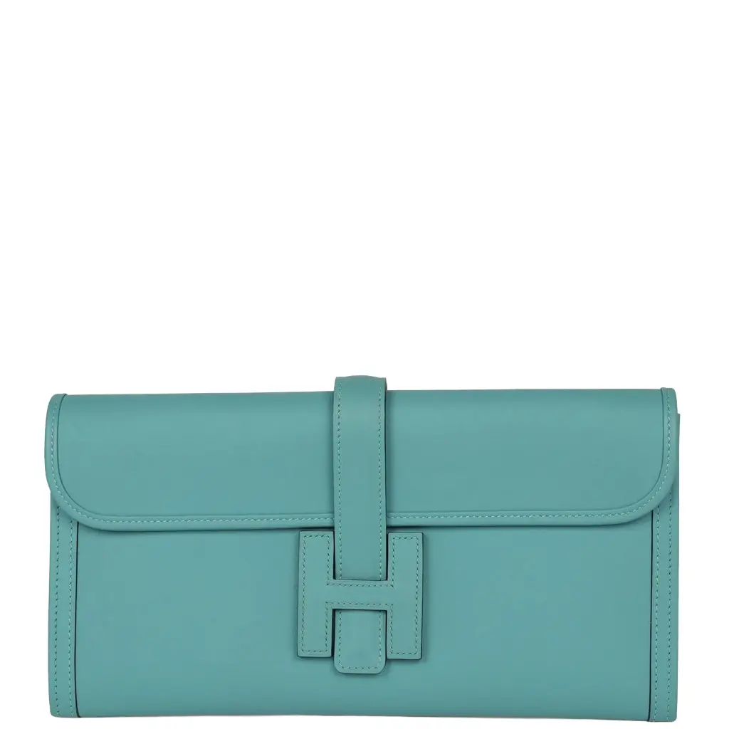 HERMÈS Hermes Jige Elan 29 Bleu Saint Cyr Swift