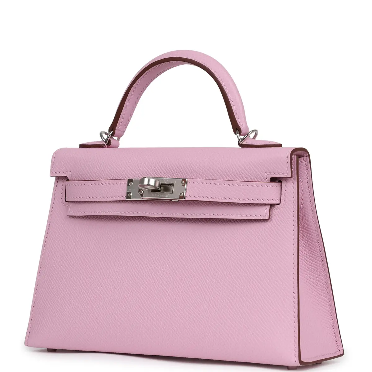 HERMÈS Hermes Kelly Sellier 20 Mauve Sylvestre Epsom Palladium Hardware | Thumbnail 5
