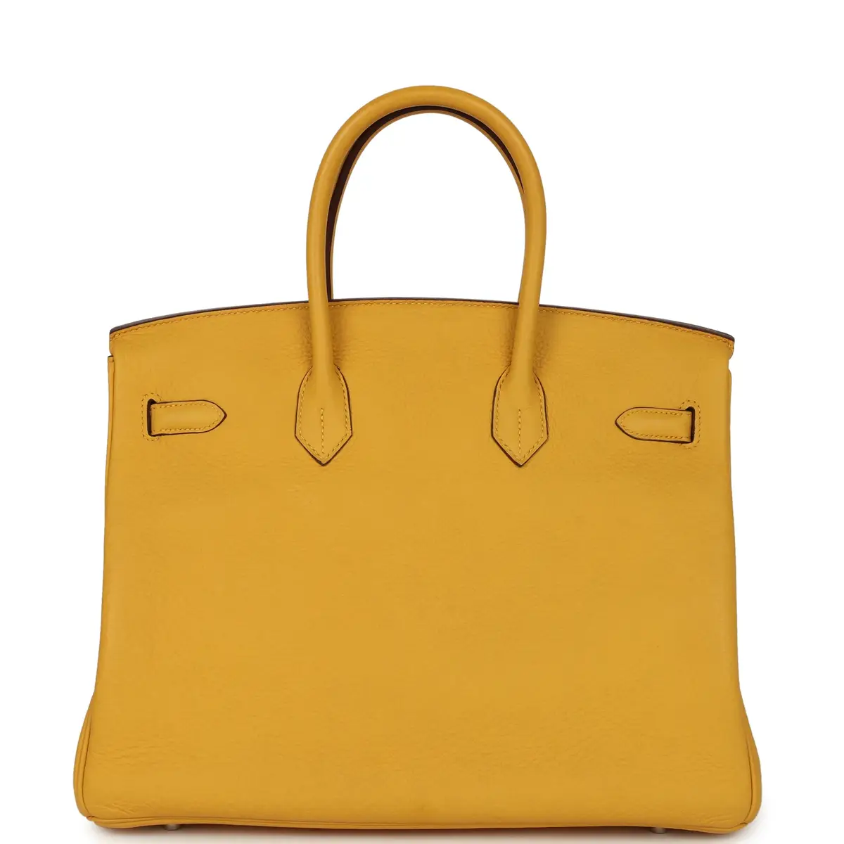 HERMÈS Pre-owned Hermes Birkin 35 Jaune Ambre Togo Palladium Hardware | Thumbnail 4