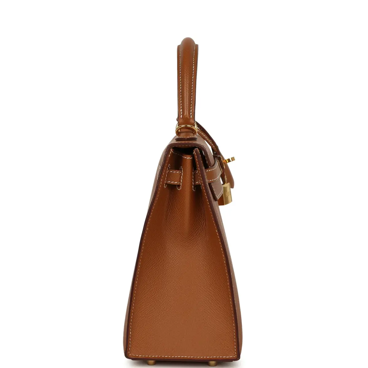 HERMÈS Pre-owned Hermes Kelly Sellier 25 Gold Epsom Gold Hardware | Thumbnail 3 HERMÈS Pre-owned Hermes Kelly Sellier 25 Gold Epsom Gold Hardware | Thumbnail 3