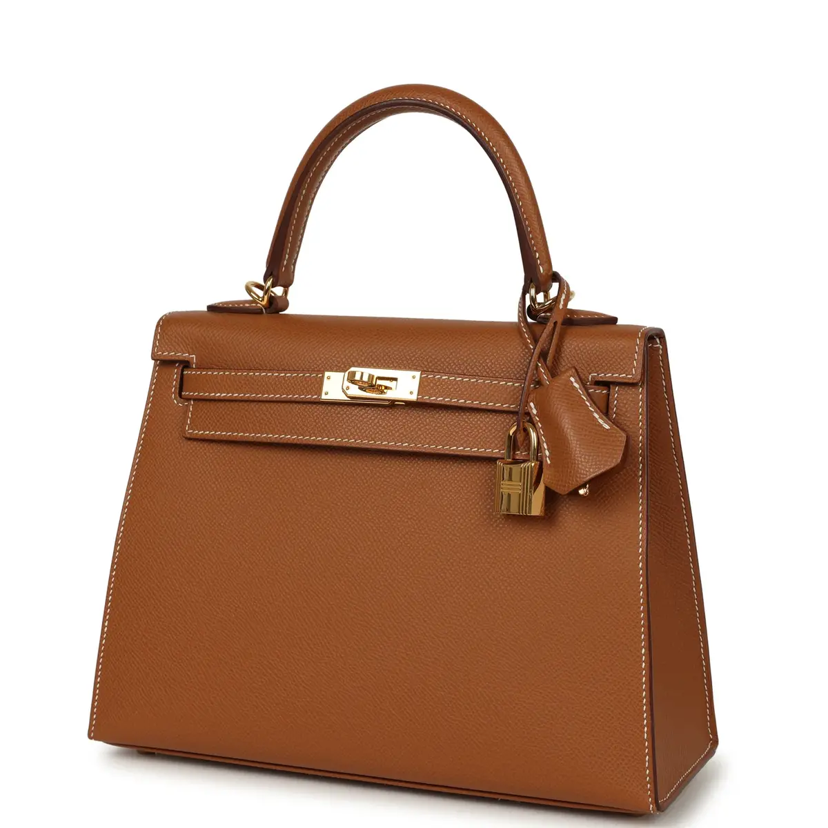 HERMÈS Pre-owned Hermes Kelly Sellier 25 Gold Epsom Gold Hardware | Thumbnail 5 HERMÈS Pre-owned Hermes Kelly Sellier 25 Gold Epsom Gold Hardware | Thumbnail 5