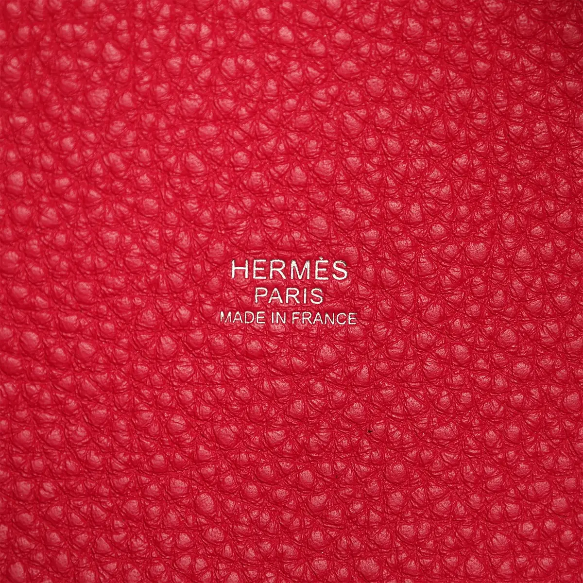 HERMÈS Pre-owned Hermes Picotin 18 Casaque Bleu Nuit, Rouge Sellier, Framboise Clemence Palladium Hardware | Thumbnail 8 HERMÈS Pre-owned Hermes Picotin 18 Casaque Bleu Nuit, Rouge Sellier, Framboise Clemence Palladium Hardware | Thumbnail 8