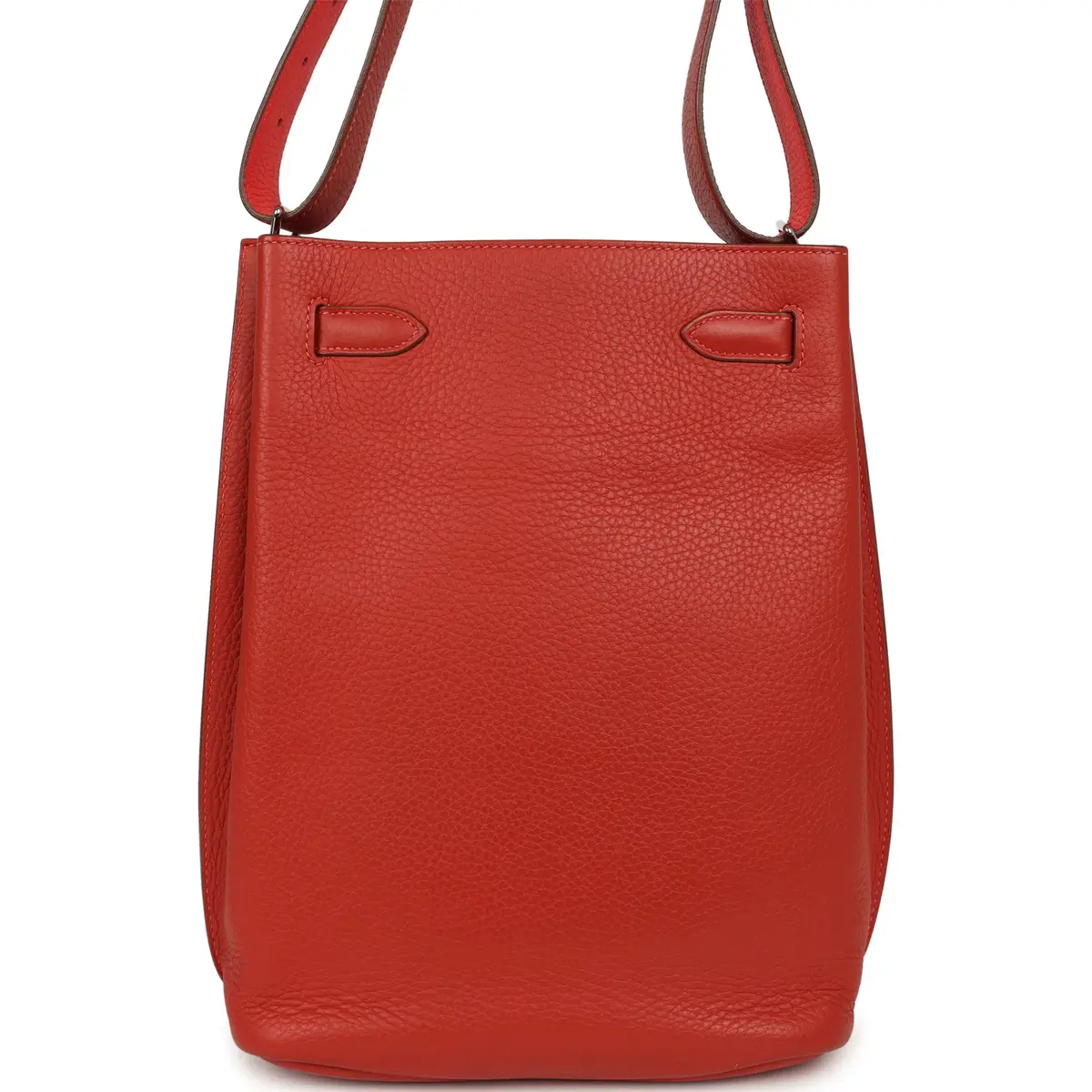 HERMÈS Pre-owned Hermes So Kelly 22 Sanguine, Rose Jaipur Eclat Clemence Palladium Hardware | Thumbnail 4