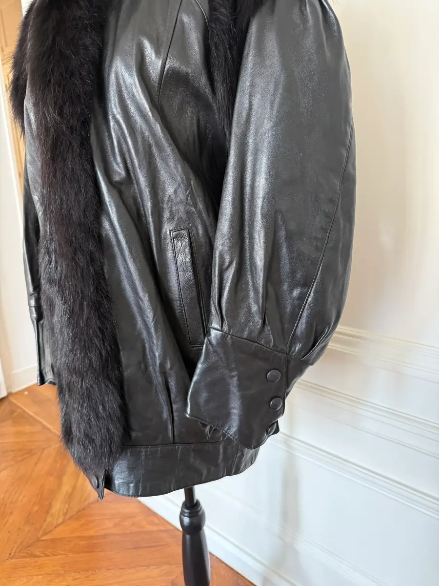 Jen Wonders Studio Leather and Fur Jacket | Thumbnail 5 Jen Wonders Studio Leather and Fur Jacket | Thumbnail 5