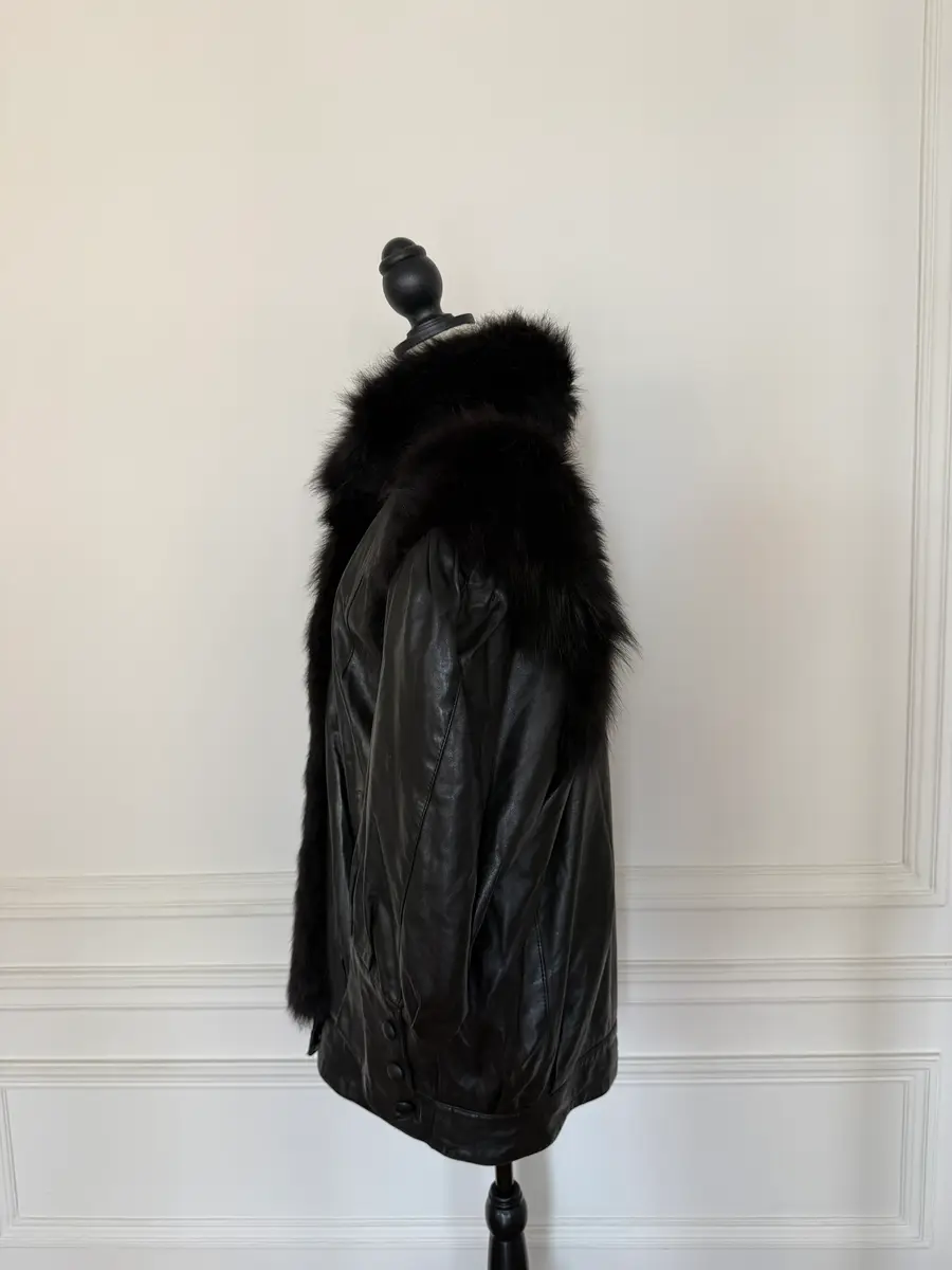 Jen Wonders Studio Leather and Fur Jacket | Thumbnail 6 Jen Wonders Studio Leather and Fur Jacket | Thumbnail 6