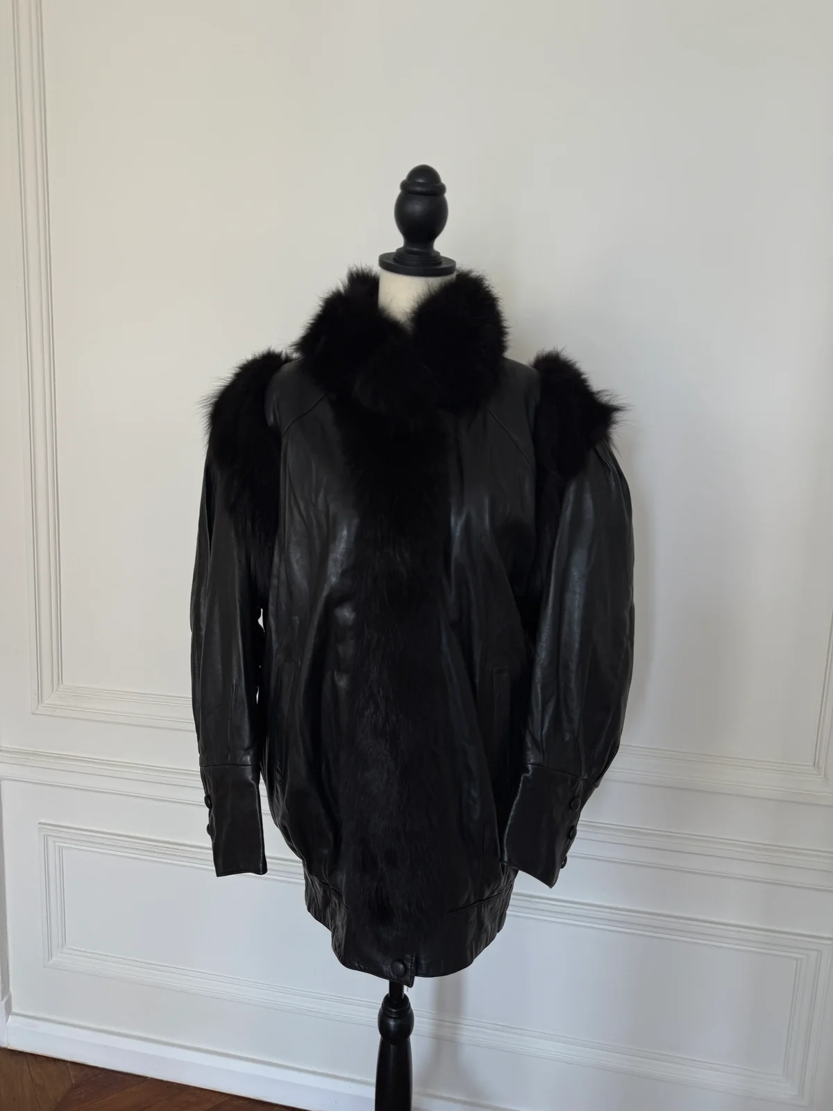 Leather and Fur Jacket Leather and Fur Jacket