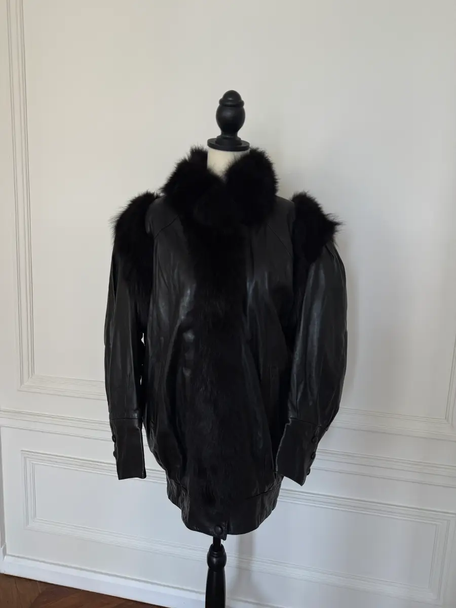 Leather and Fur Jacket