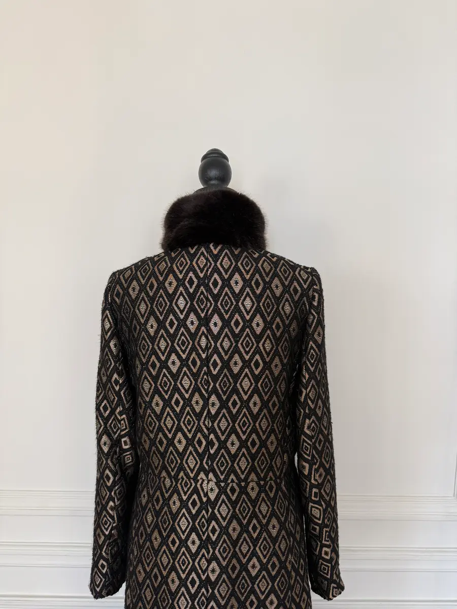 Jen Wonders Studio Long Brocade Coat | Thumbnail 12 Jen Wonders Studio Long Brocade Coat | Thumbnail 12