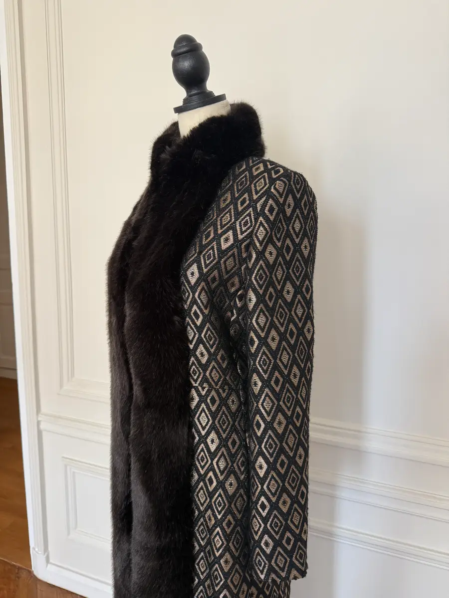 Jen Wonders Studio Long Brocade Coat | Thumbnail 8 Jen Wonders Studio Long Brocade Coat | Thumbnail 8