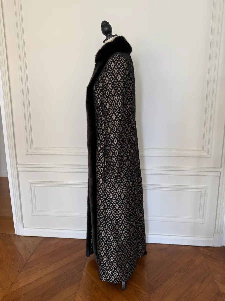 Jen Wonders Studio Long Brocade Coat | Thumbnail 10 Jen Wonders Studio Long Brocade Coat | Thumbnail 10