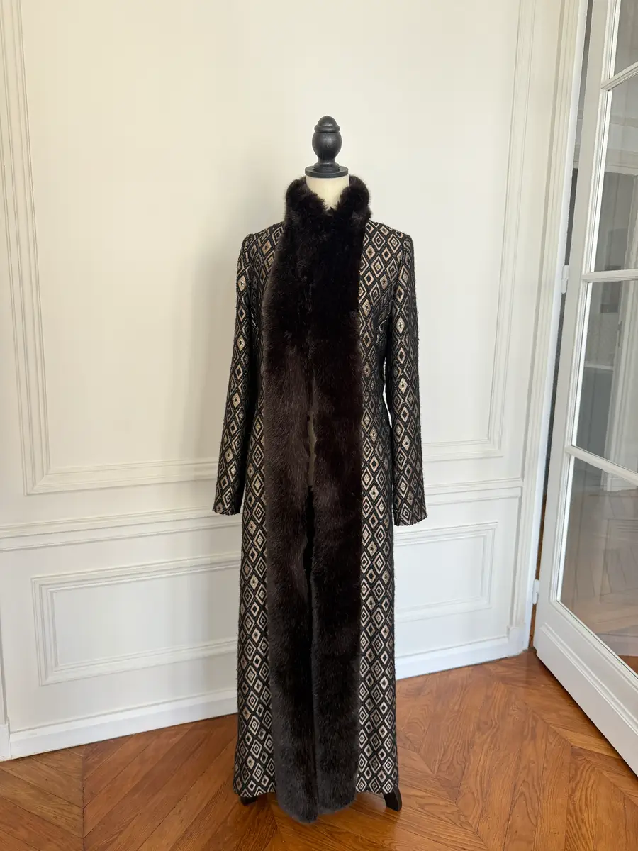 Long Brocade Coat