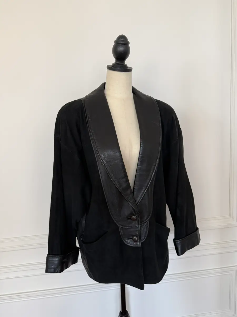 Jen Wonders Studio Suede and Leather Jacket | Thumbnail 3 Jen Wonders Studio Suede and Leather Jacket | Thumbnail 3