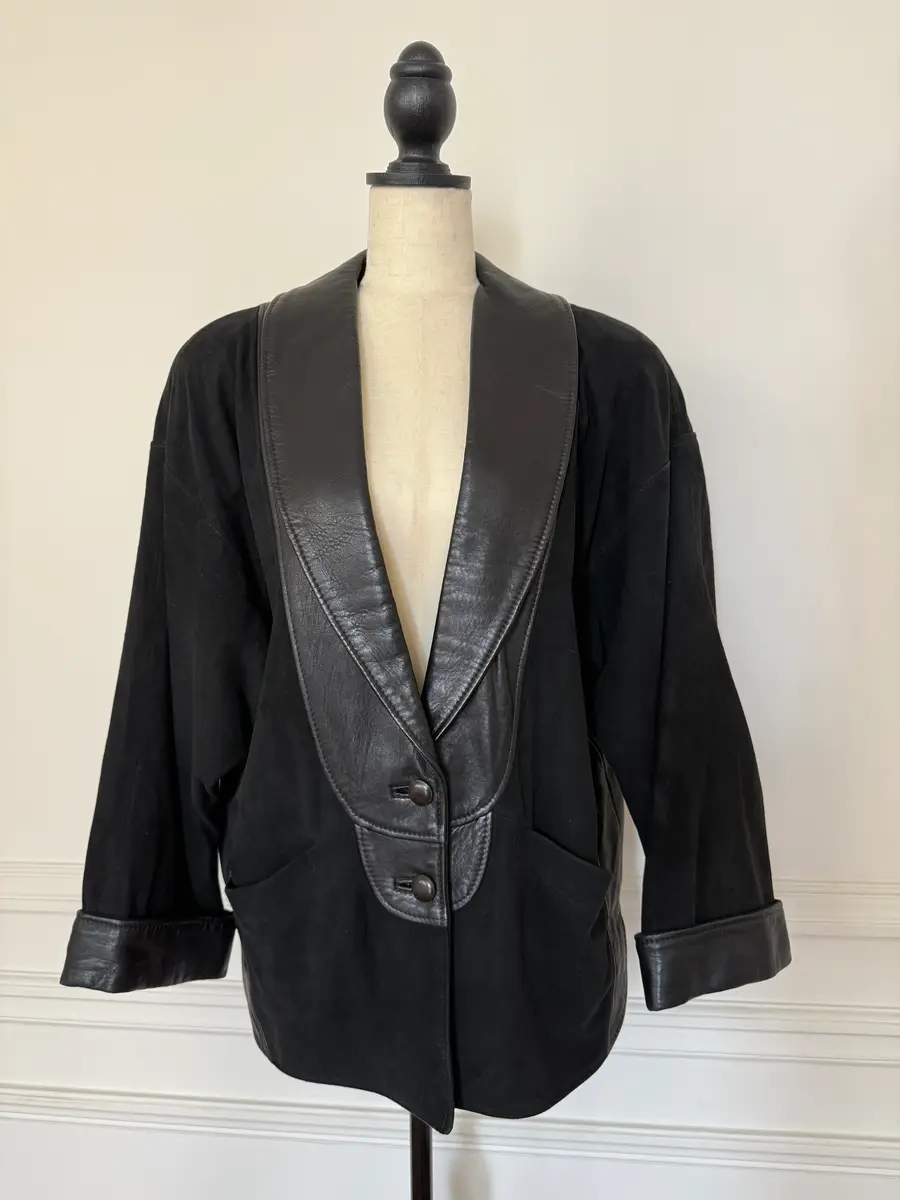 Jen Wonders Studio Suede and Leather Jacket | Thumbnail 4 Jen Wonders Studio Suede and Leather Jacket | Thumbnail 4