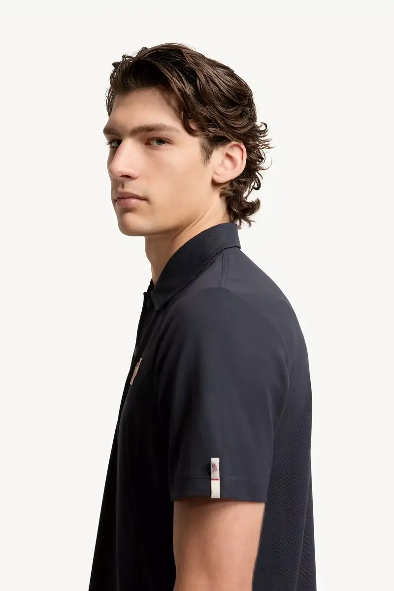 Moncler Grenoble Logo Patch Polo Shirt | Thumbnail 4 Moncler Grenoble Logo Patch Polo Shirt | Thumbnail 4