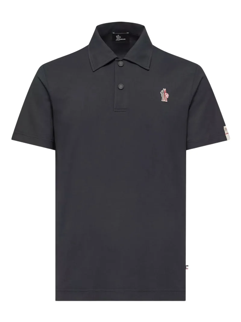 Moncler Grenoble Logo Patch Polo Shirt