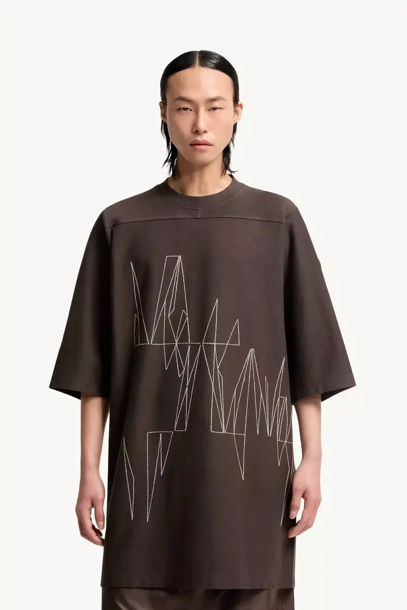 Moncler + Rick Owens Jumbo Cotton T-shirt | Thumbnail 7 Moncler + Rick Owens Jumbo Cotton T-shirt | Thumbnail 7