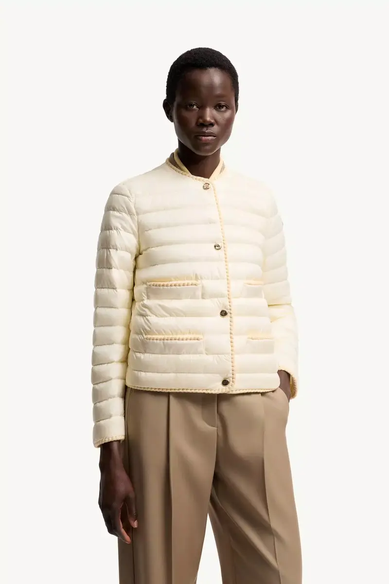 Moncler Circaete Braided Trim Short Down Jacket | Thumbnail 5 Moncler Circaete Braided Trim Short Down Jacket | Thumbnail 5