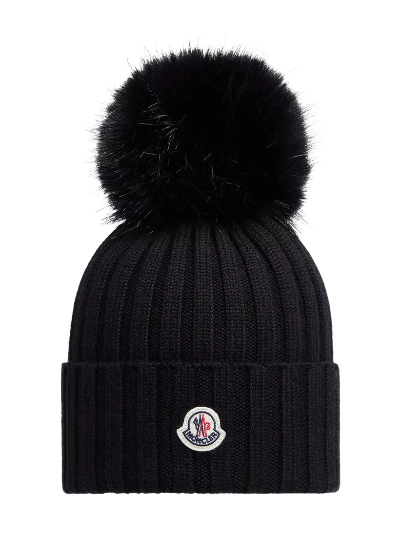 Wool Beanie With Pom Pom Wool Beanie With Pom Pom