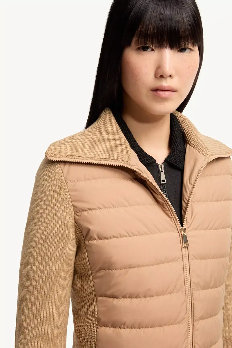 Moncler Padded Zip-up Wool Cardigan | Thumbnail 7 Moncler Padded Zip-up Wool Cardigan | Thumbnail 7