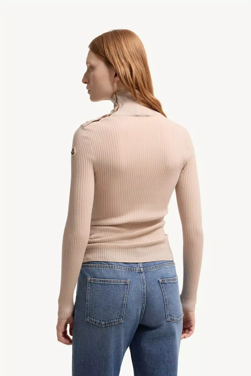 Moncler Textured Wool Sweater | Thumbnail 6 Moncler Textured Wool Sweater | Thumbnail 6