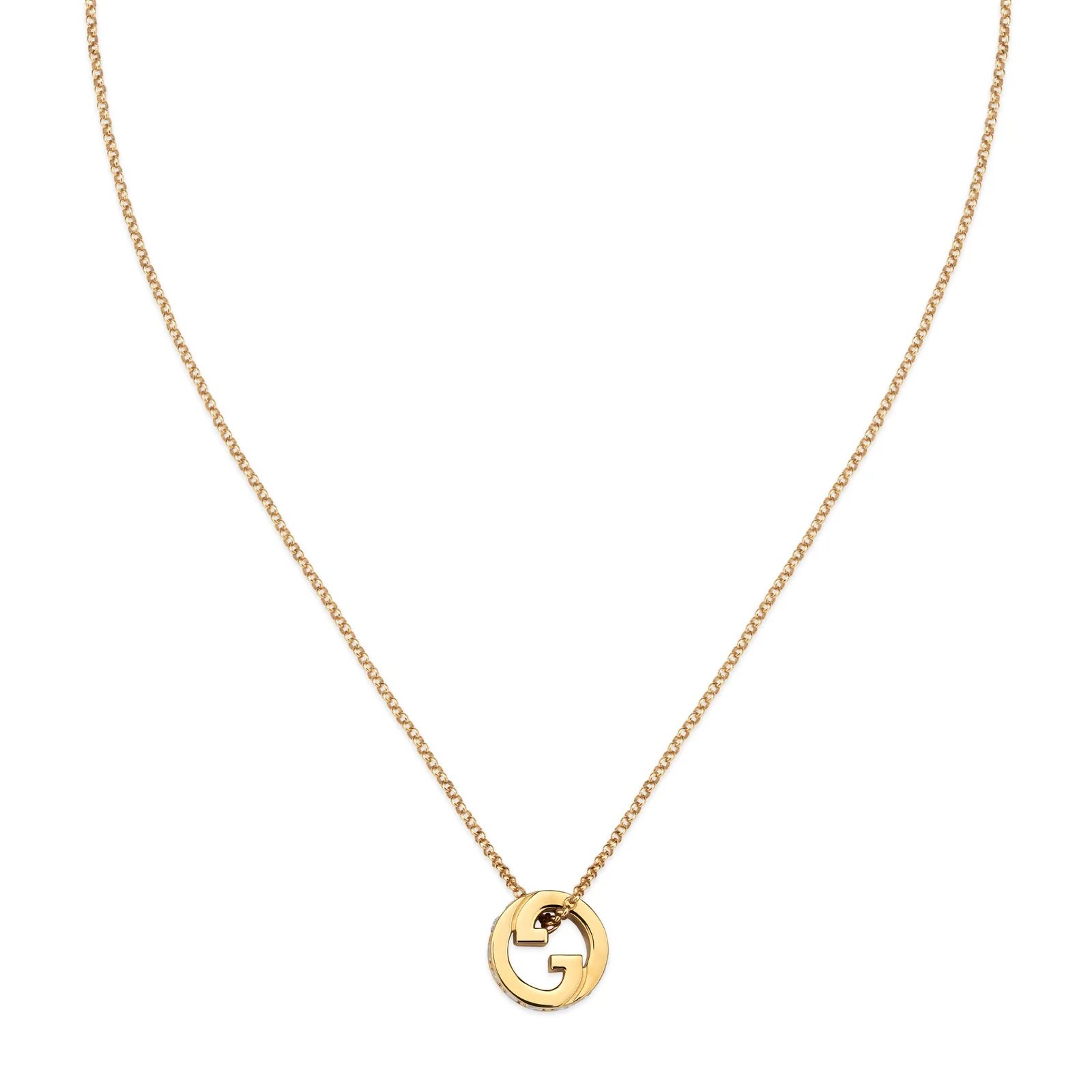 Gucci Blondie Crystal Pendant Necklace