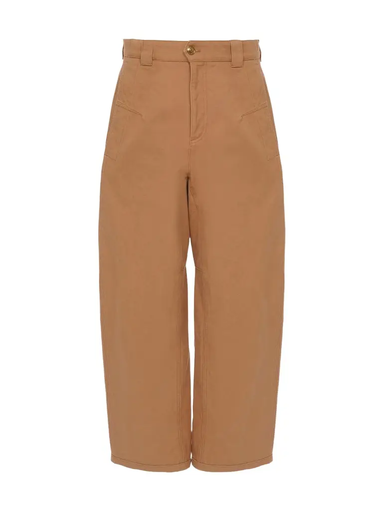 Cotton Canvas Barrel Pants Cotton Canvas Barrel Pants