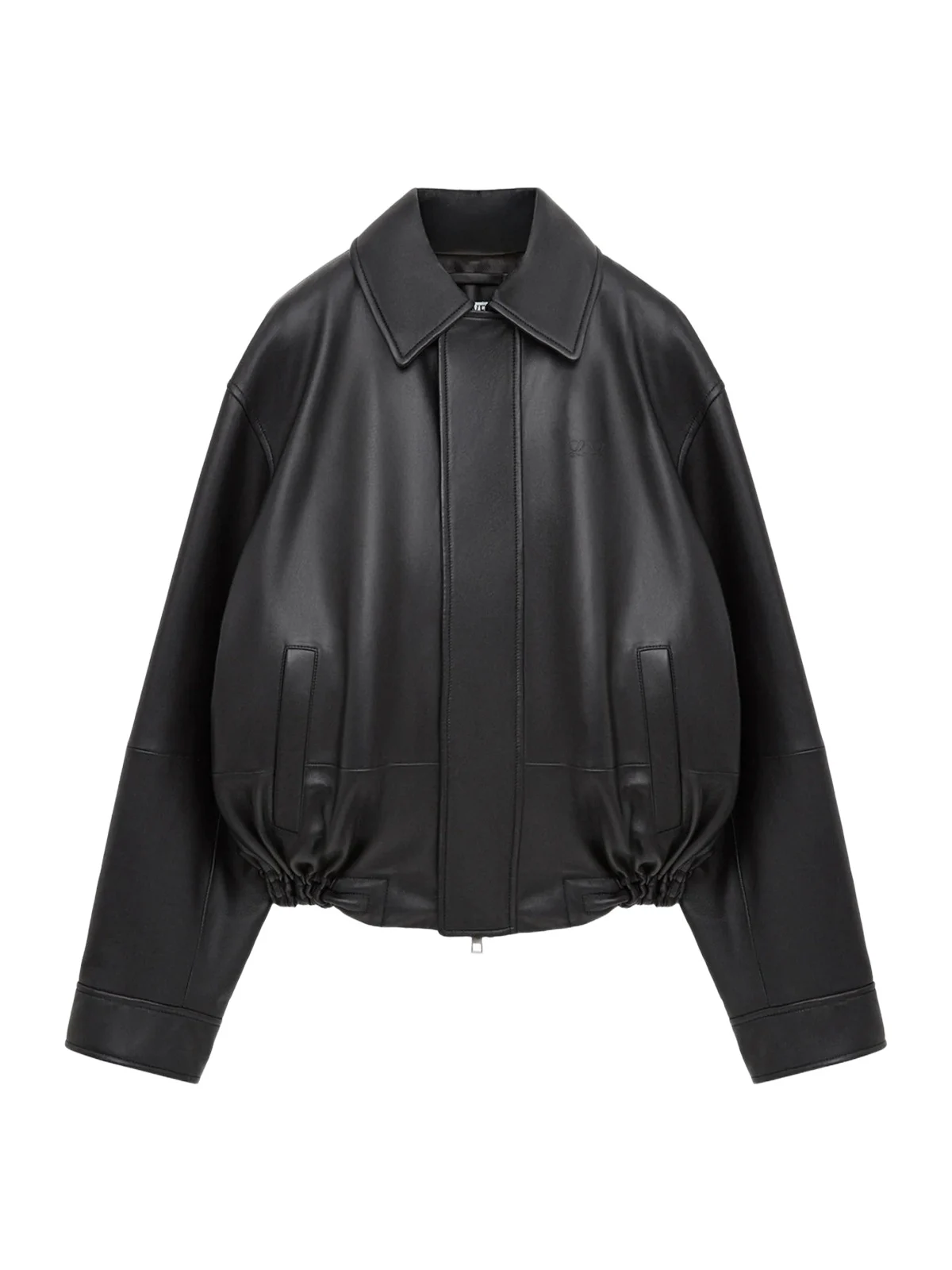 Loewe Drawstring Leather Jacket